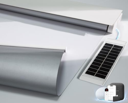 Solar-Powered Motorized Blinds