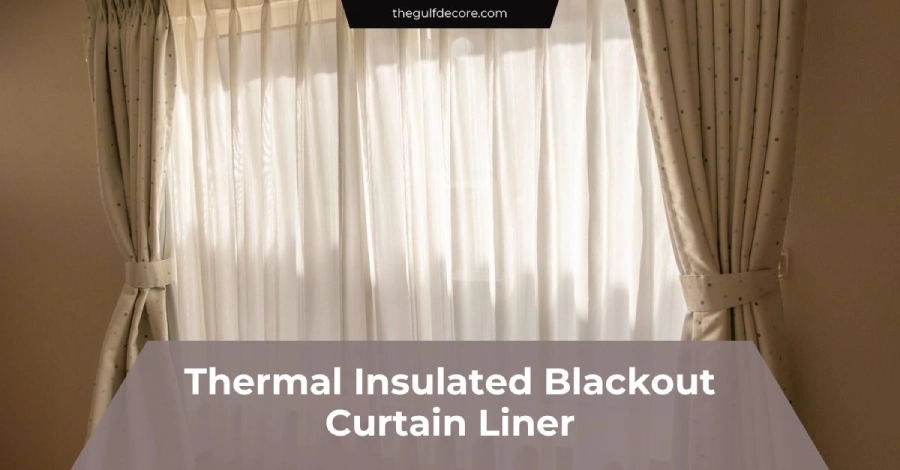Thermal Insulated Blackout Curtain Liner